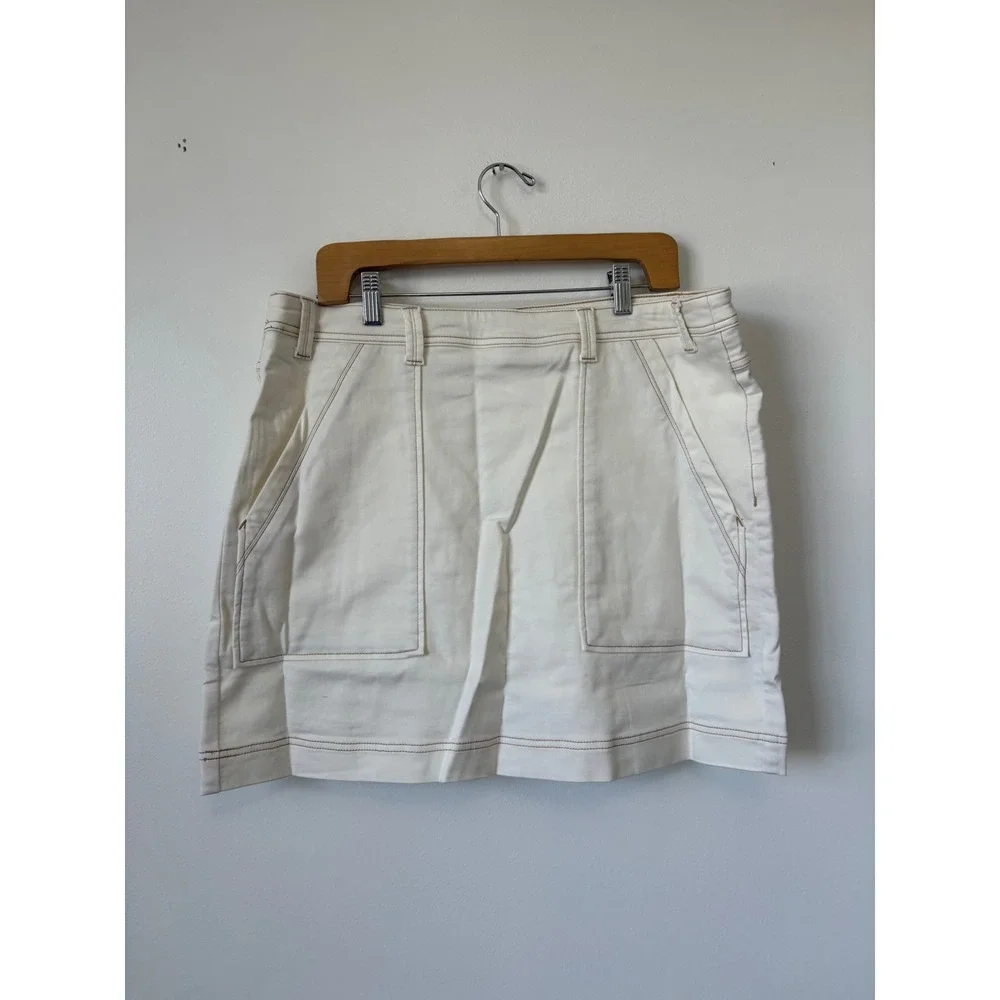 Tribal Audrey Pull-On Denim Skort – Cocomilk – Size 14 – NWT - Picture 2 of 5